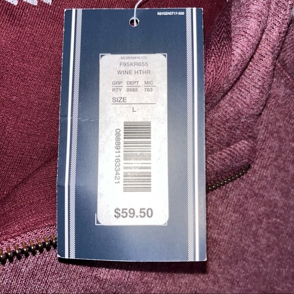 NEW Roundtree & Yorke 1/4 Zip Pullover - Picture 3 of 4